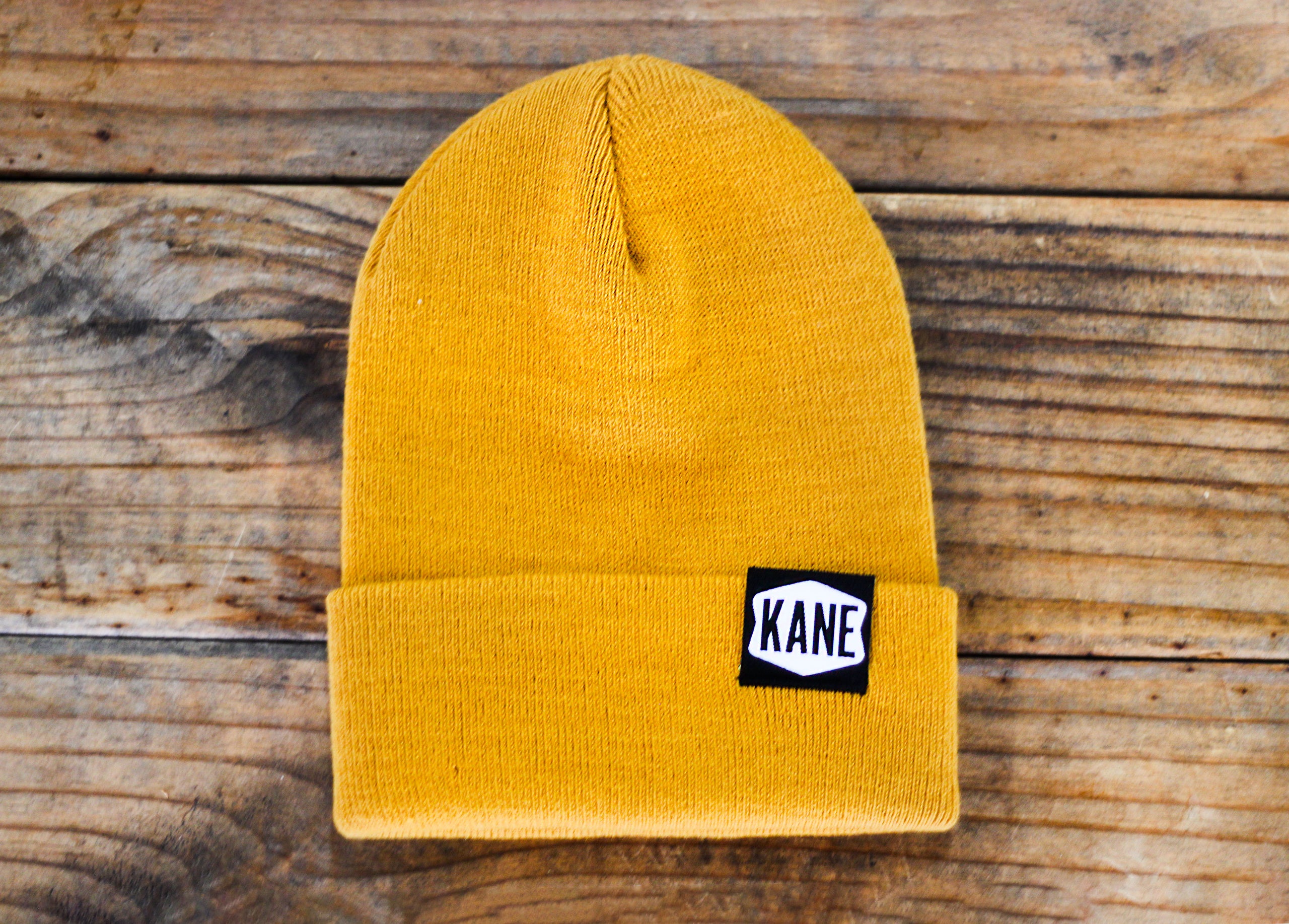 Mustard vans beanie top